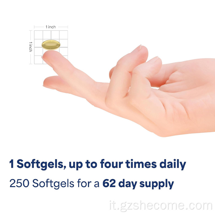 Estratto di aglio alle erbe Softgel Supporto cardiovascolare